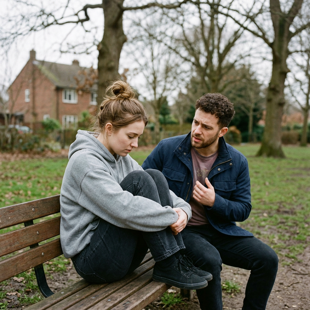 Interpersonal and relational trauma concept scene